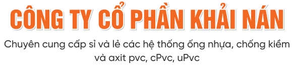 CÔNG TY CỔ PHẦN KHẢI NÁN