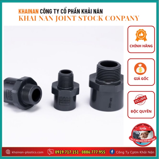BỘ CHUYỂN ĐỔI NAM UPVC SCH80 (S*Mipt)