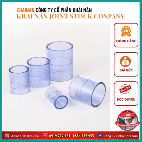 KHỚP NỐI PVC TRONG SUỐT