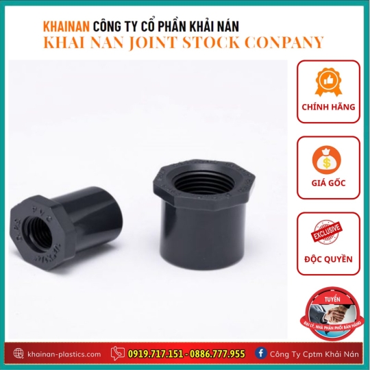 BUÔN GIẢM CÂN UPVC SCH80 (Ốp Spigot*Fipt)